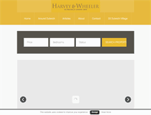 Tablet Screenshot of harveywheeler.com